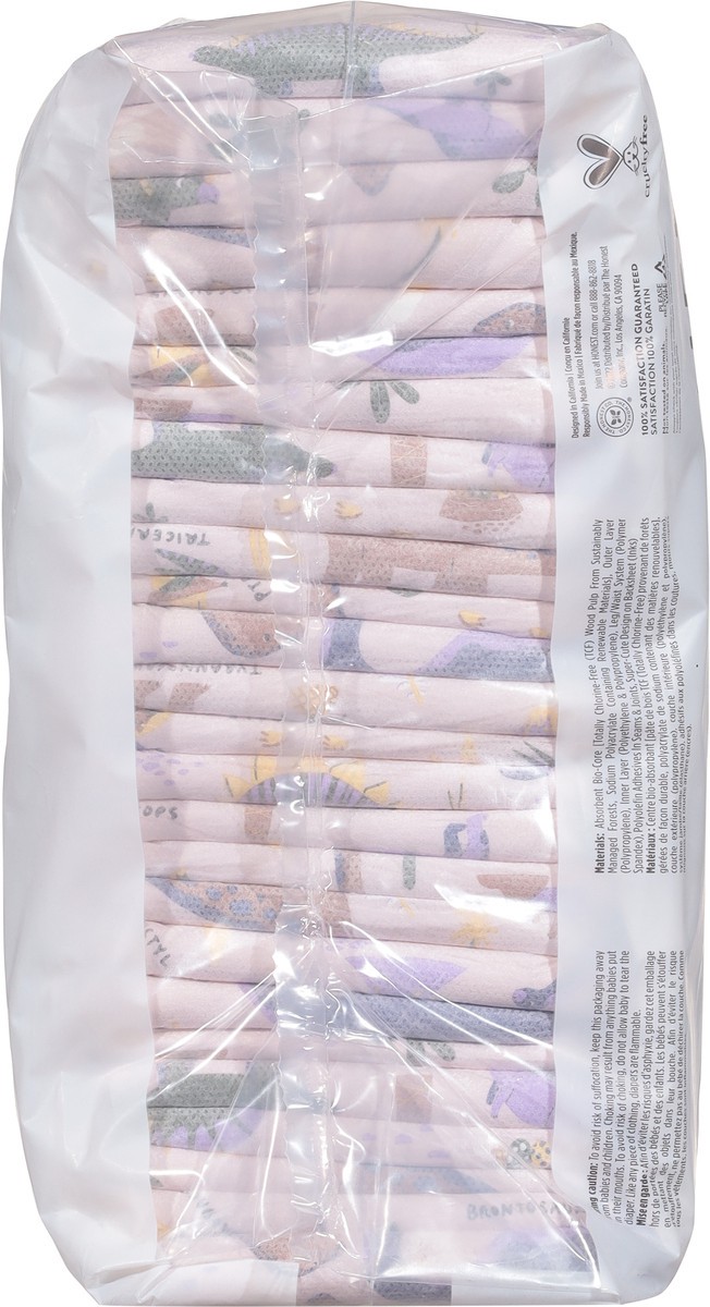 slide 6 of 10, The Honest Company Honest Training Pants - Dinosaur Pattern, 26 ct; 2 ct; 3 t