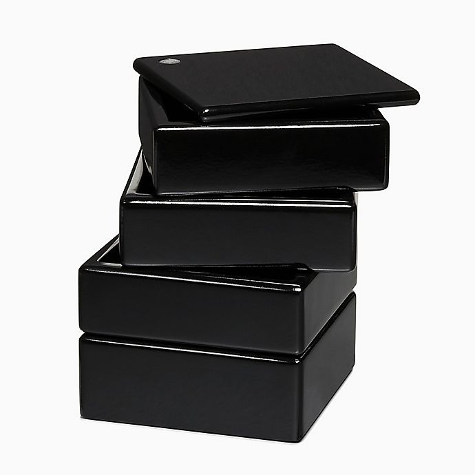 slide 1 of 2, Calvin Klein Walter 4-Tier Accessory Organizer - Black, 1 ct