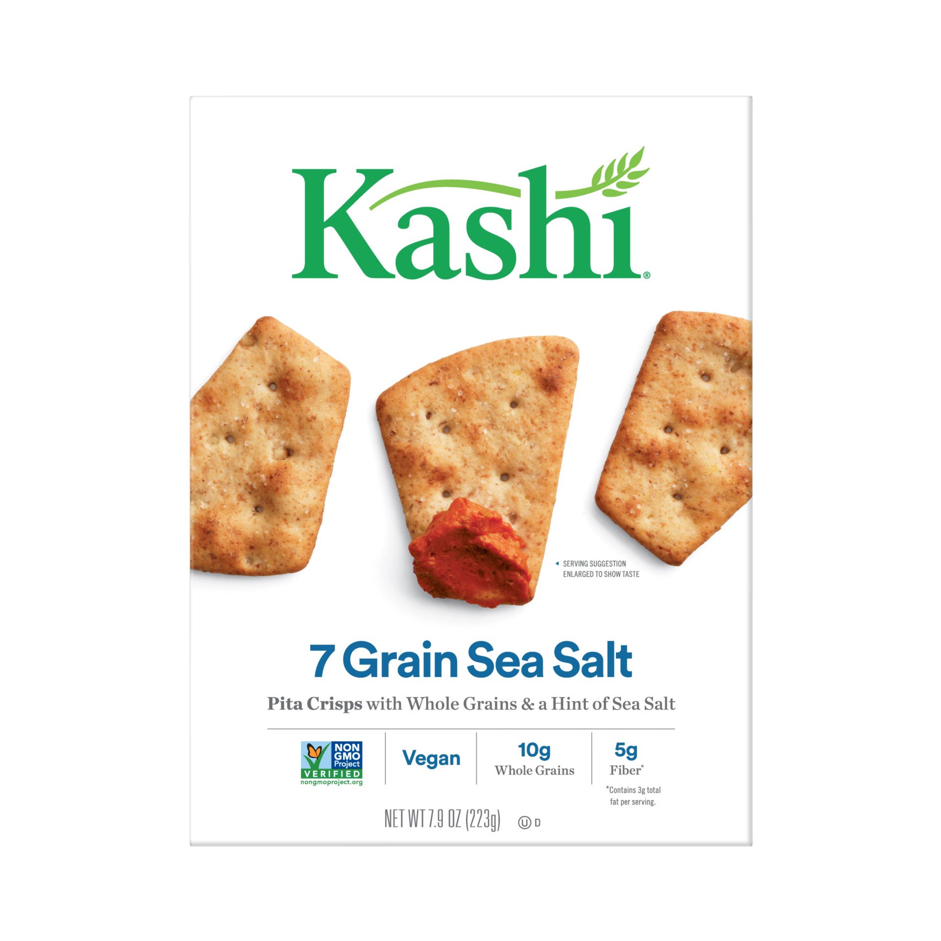 slide 2 of 7, Kashi Original With Sea Salt Pita Crisp, 7.9 oz