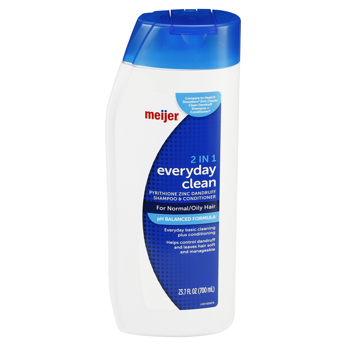 slide 1 of 1, Meijer Everyday 2in1 Clean Dandruff Shampoo & Conditioner, 23.7 oz