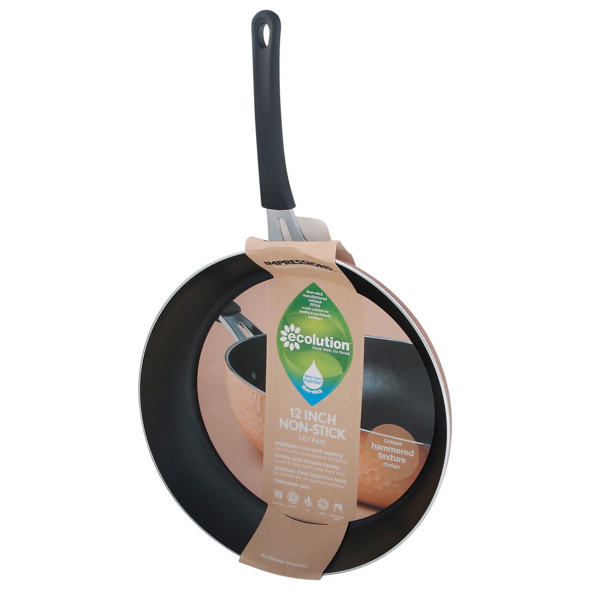 slide 9 of 9, Ecolution Impressions 12 Inch Non-Stick Fry Pan 1 ea Sleeve, 1 ct
