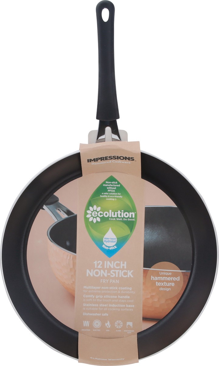 slide 5 of 9, Ecolution Impressions 12 Inch Non-Stick Fry Pan 1 ea Sleeve, 1 ct