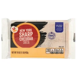 Giant New York Sharp Yellow Cheddar Cheese Block