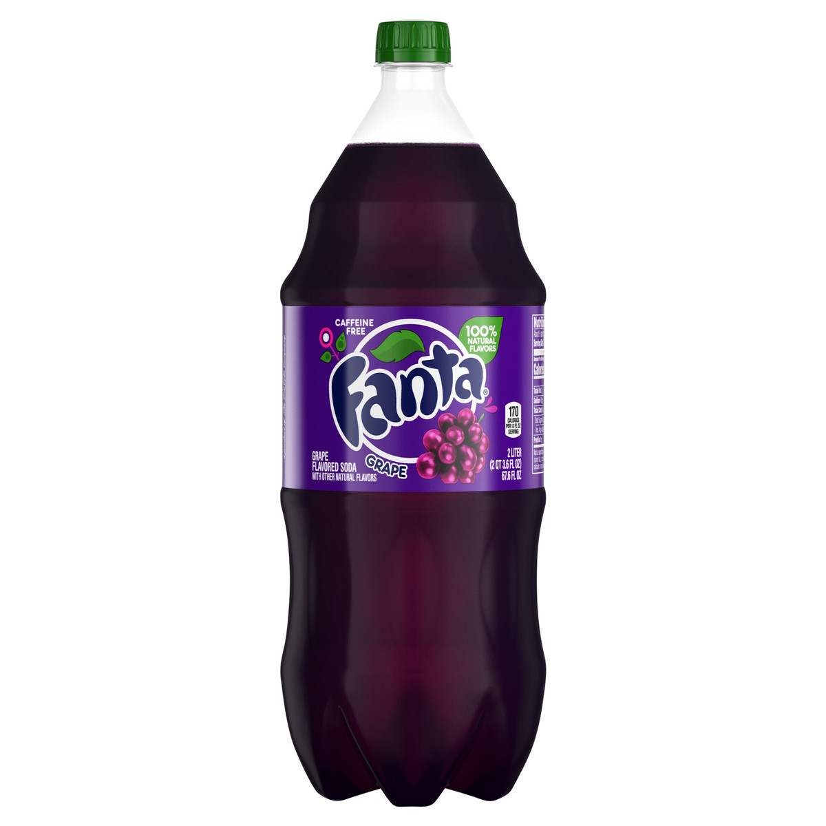 slide 1 of 5, Fanta Grape Soda Bottle- 2 liter, 2 liter