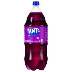 Fanta Grape Soda Fruit Flavored Soft Drink, 2 Liters