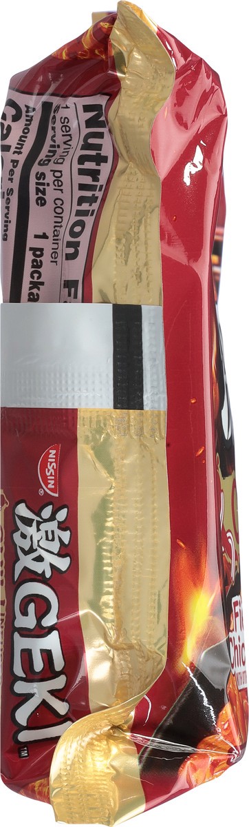 slide 12 of 13, Nissin Geki Chili Infused Asian Fiery Hot Chicken Flavor Noodles 3.17 oz, 3.17 oz