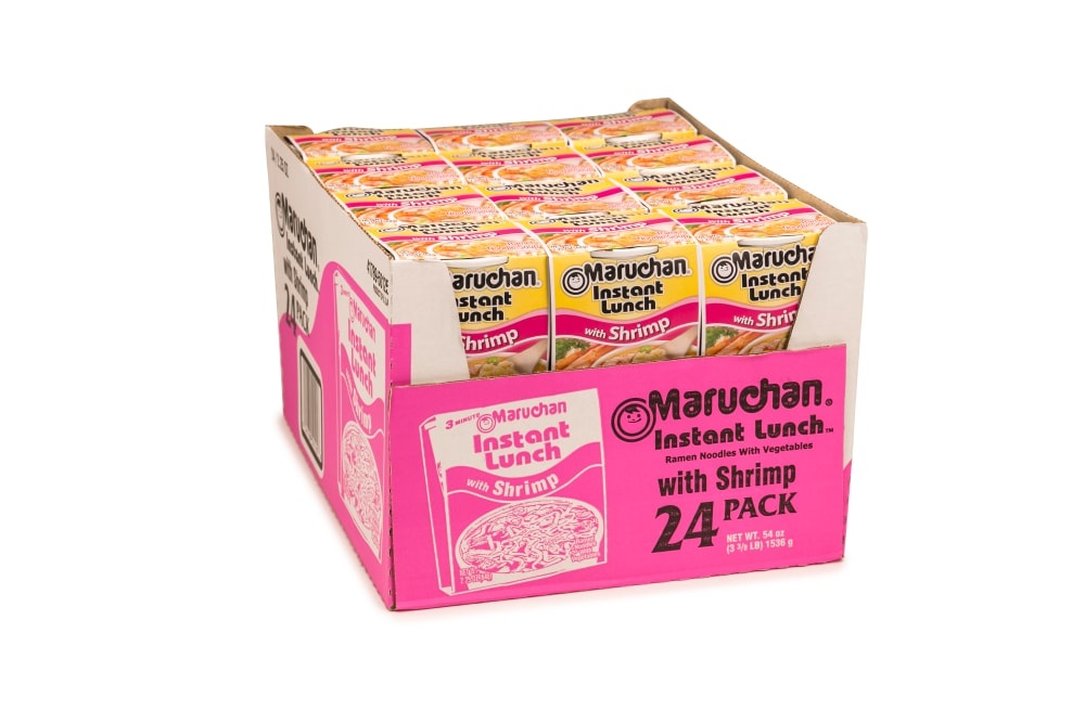 slide 1 of 1, Maruchan Instant Lunch With Shrimp, 24 ct; 2.25 oz