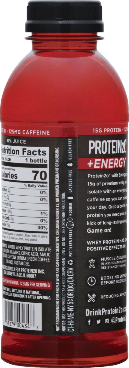 slide 5 of 10, Protein2o Water Beverage 16.9 oz - 16.9 fl oz, 16.9 fl oz