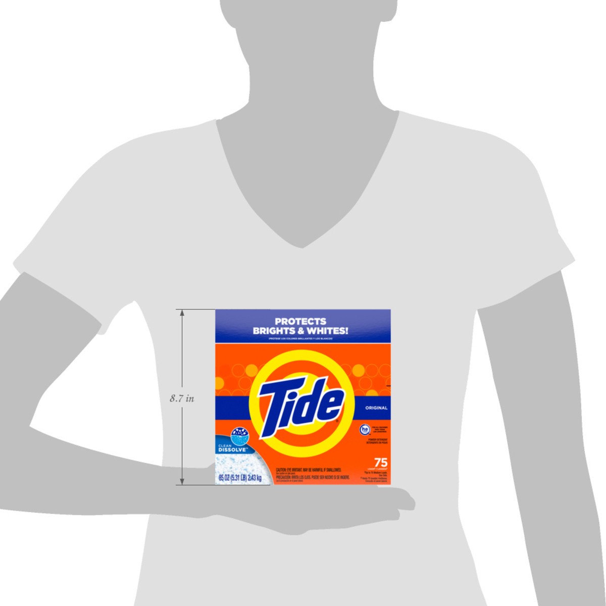 slide 4 of 9, Tide Original Powder Detergent 85 oz, 85 oz
