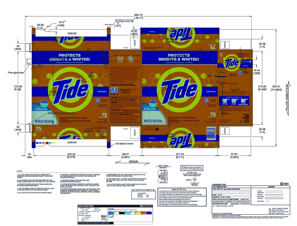 slide 8 of 9, Tide Original Powder Detergent 85 oz, 85 oz