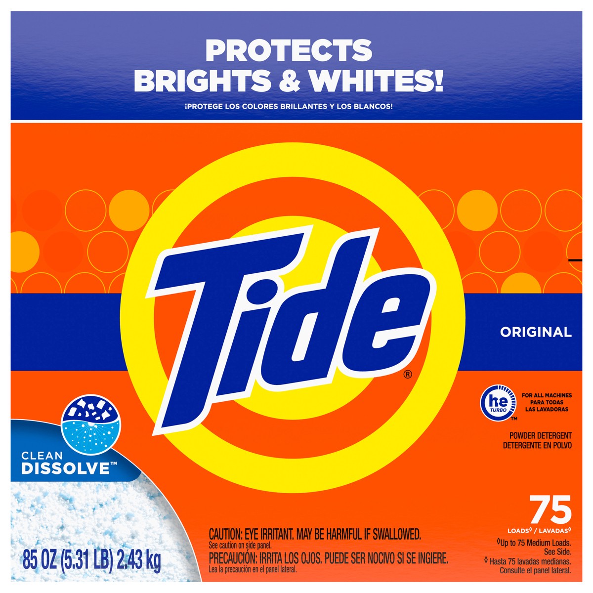 slide 5 of 9, Tide Original Powder Detergent 85 oz, 85 oz