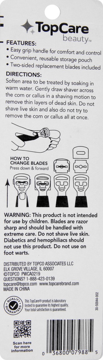 slide 8 of 12, Topcare Callus Corn Plane, 1 ct