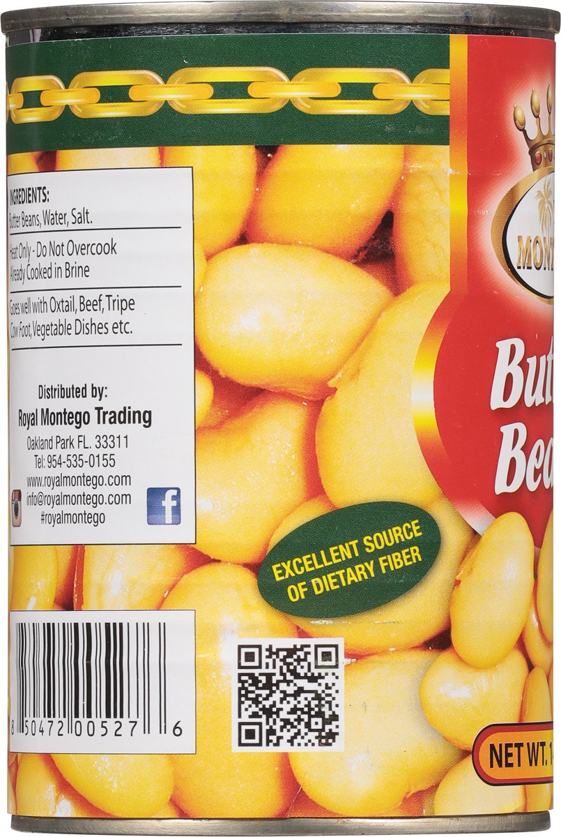 slide 7 of 13, Royal Montego Butter Beans, 14 oz