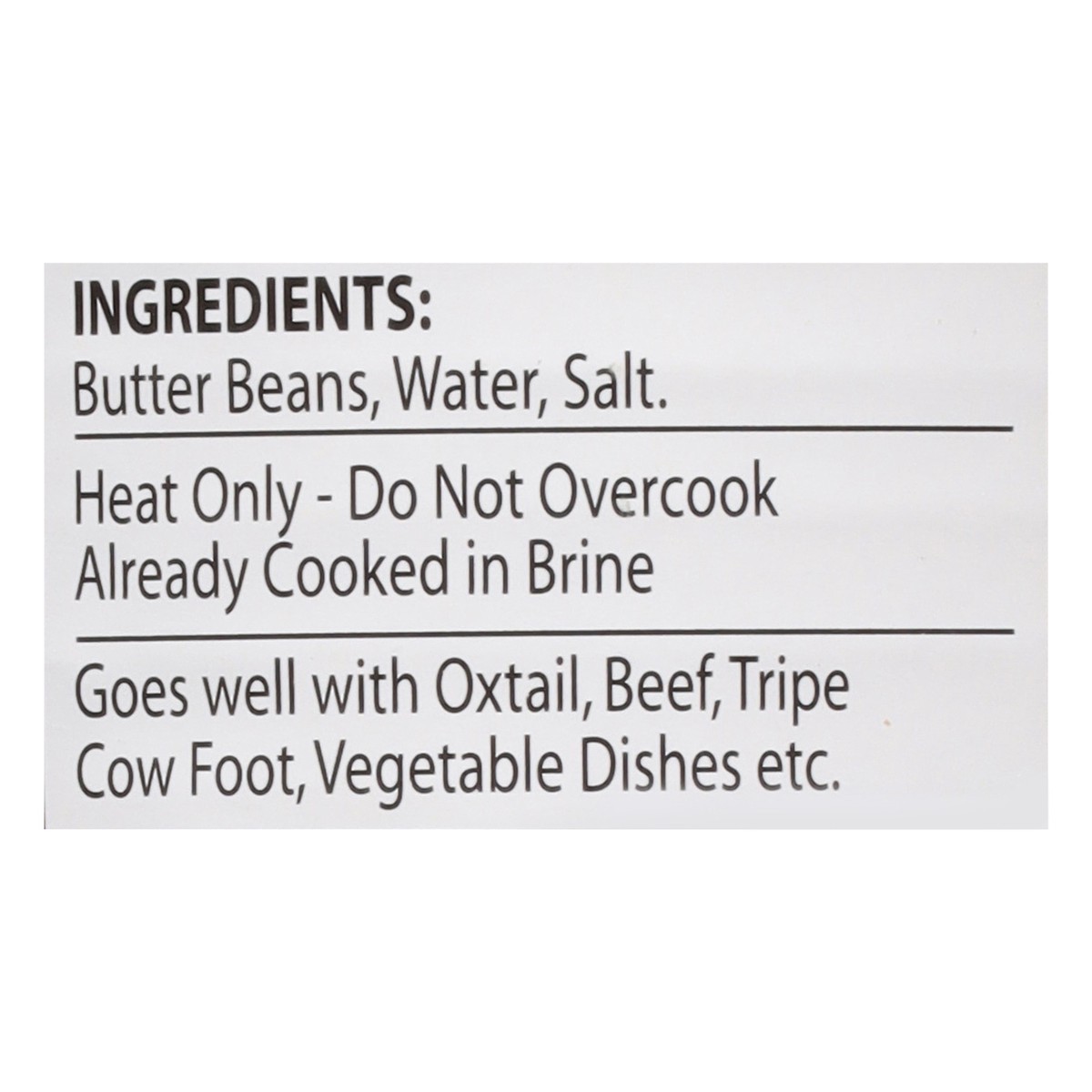 slide 13 of 13, Royal Montego Butter Beans, 14 oz