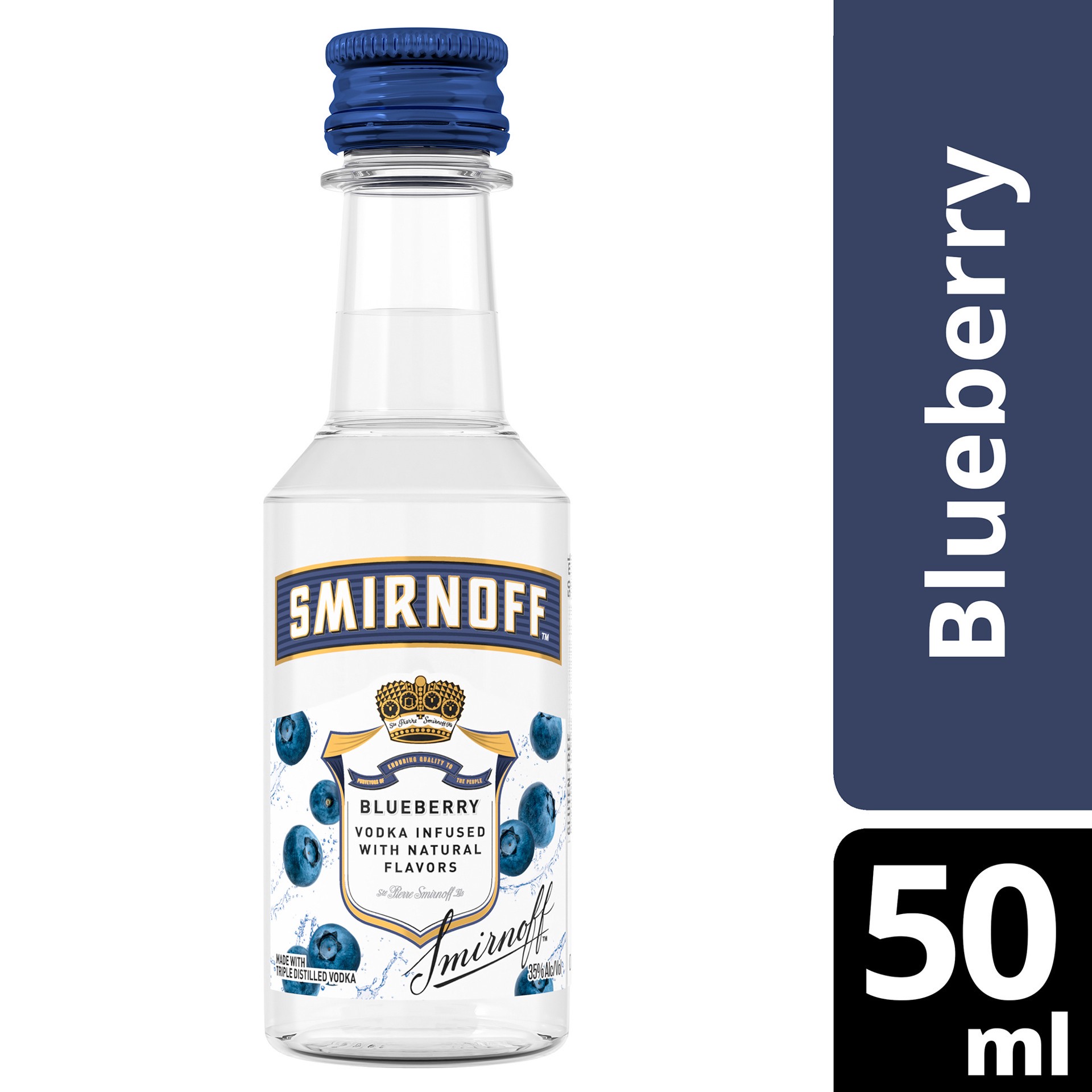 slide 3 of 4, Smirnoff Blueberry, 50 ml