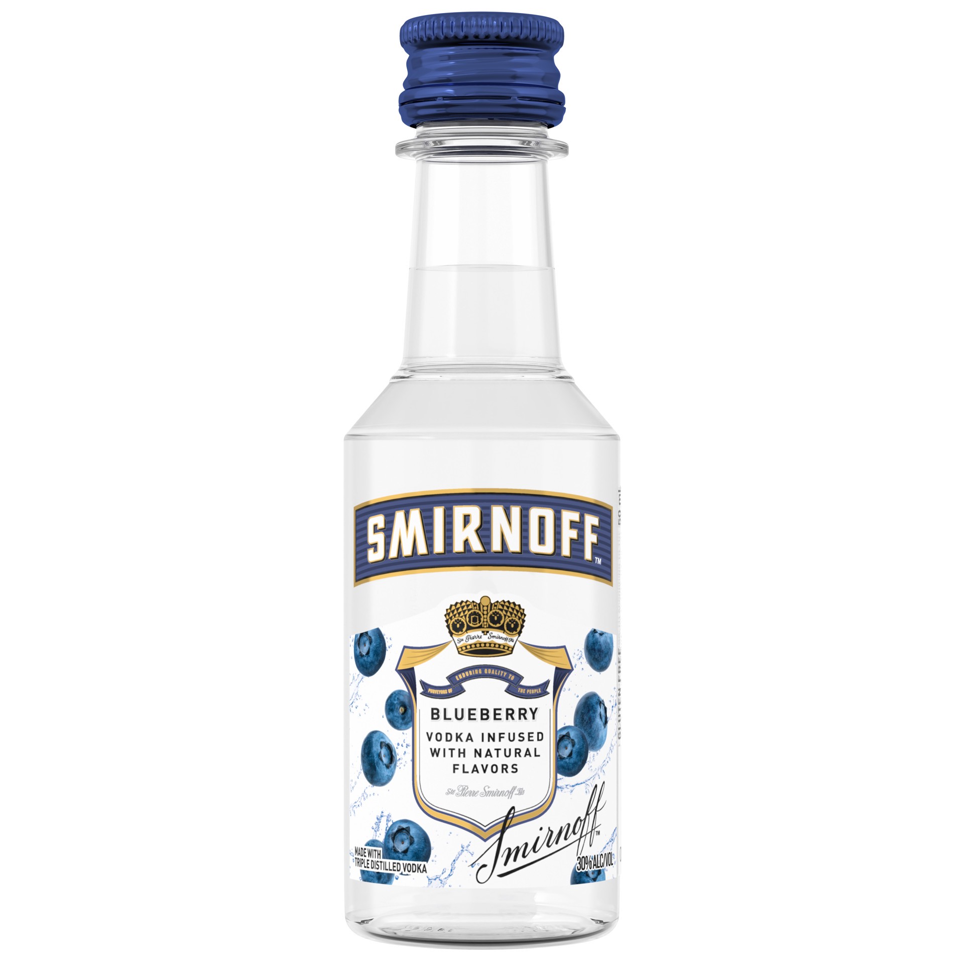 slide 1 of 4, Smirnoff Blueberry, 50 ml