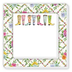Rosanne Beck Notepad Stack Set - Floral Boots
