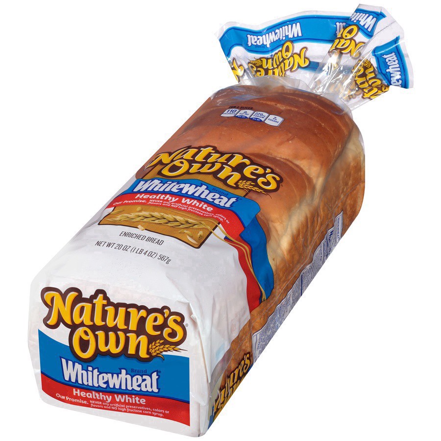 slide 32 of 85, Nature's Own White Wheat Bread - 20oz, 20 oz