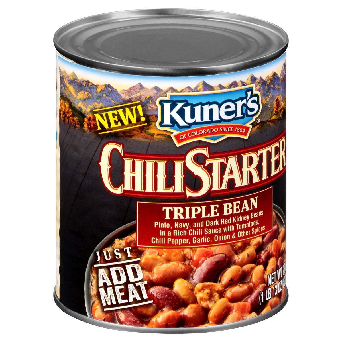 slide 3 of 9, Kuner's Triple Bean Chili Starter 29 oz, 29 oz