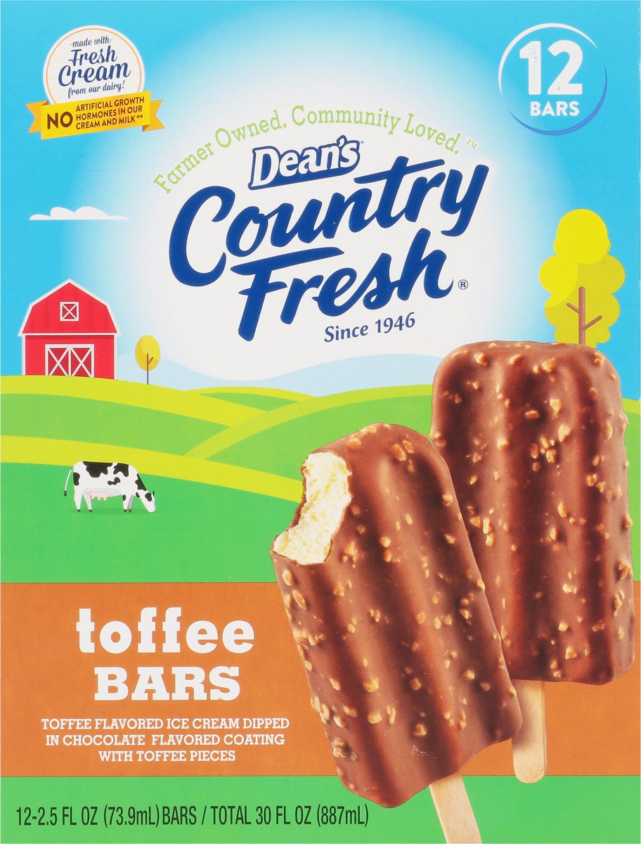 slide 3 of 13, Country Fresh Toffee Bars, 12 ct