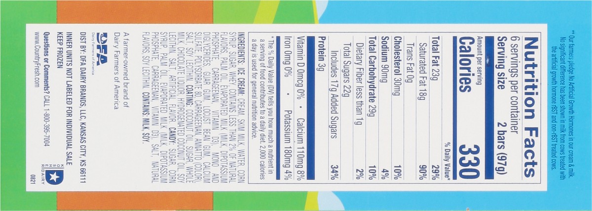 slide 4 of 13, Country Fresh Toffee Bars, 12 ct