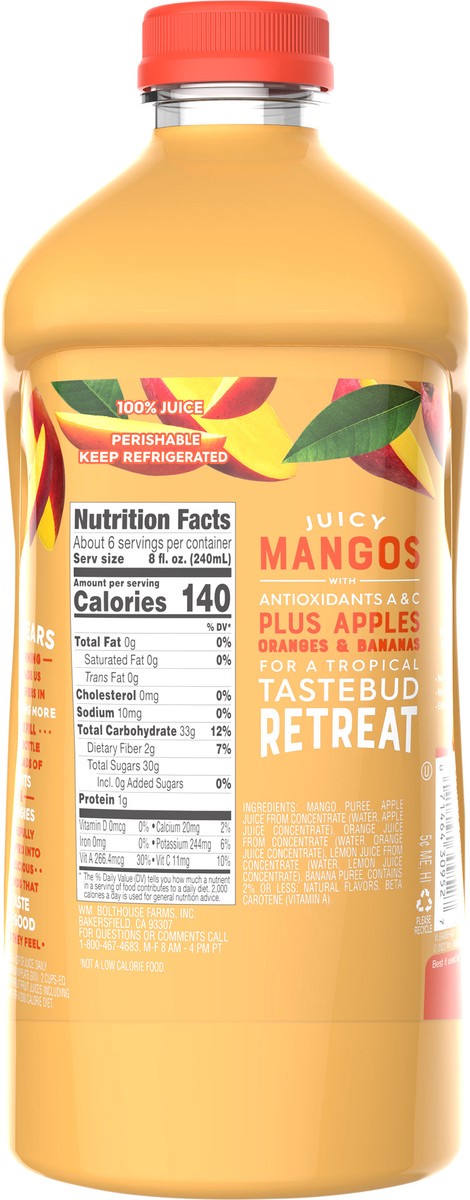 slide 5 of 5, Bolthouse Farms Amazing Mango Fruit Juice Smoothie - 52 fl oz, 52 fl oz