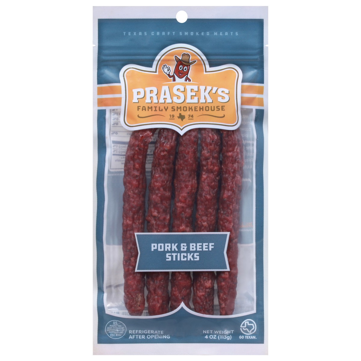 slide 9 of 14, Prasek's Smoked Midget Links, 4 oz