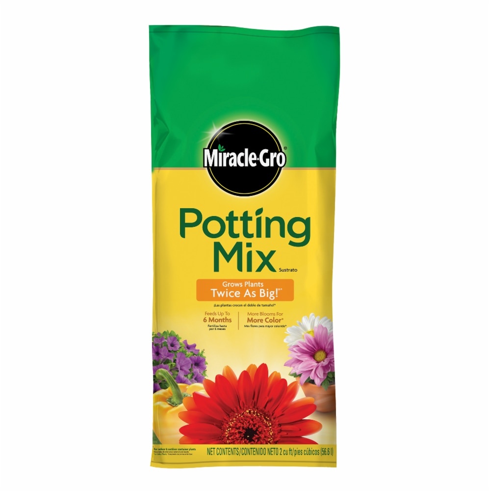 slide 1 of 1, Miracle-Gro Potting Mix, 2 cu ft