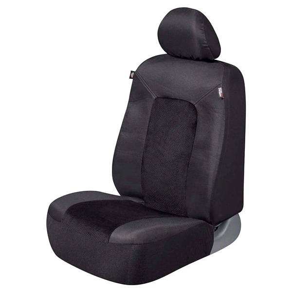 slide 1 of 1, Dickies Black Phoenix Seat Cover, 2 ct