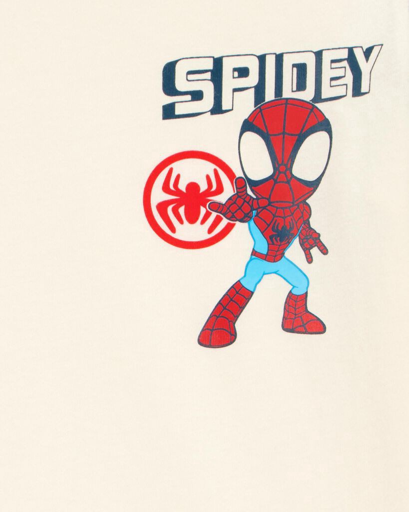 slide 2 of 2, Carter's Carters Toddler Spider-Man Short-Sleeve Tee - Cream Multi 3T, 1 ct