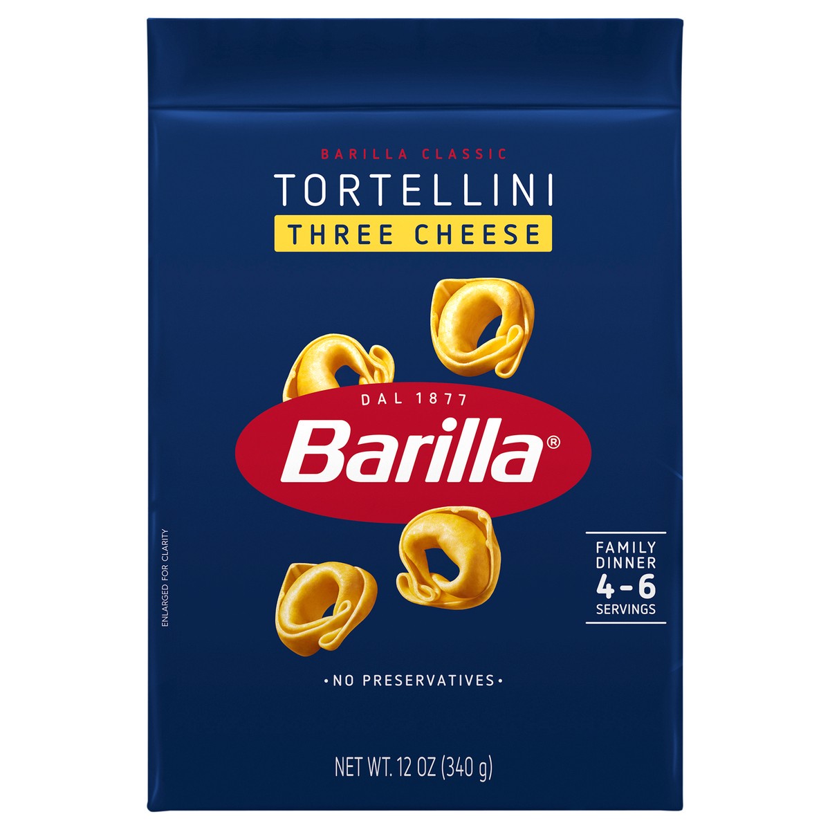 slide 1 of 8, Barilla Collezione Tortellini Three Cheese Pasta, 12 oz