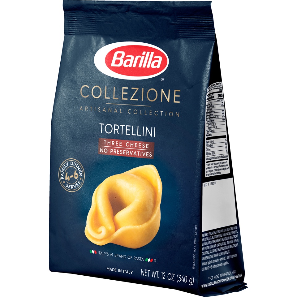 Barilla Collezione Three Cheese Tortellini Pasta 12 Oz | Shipt