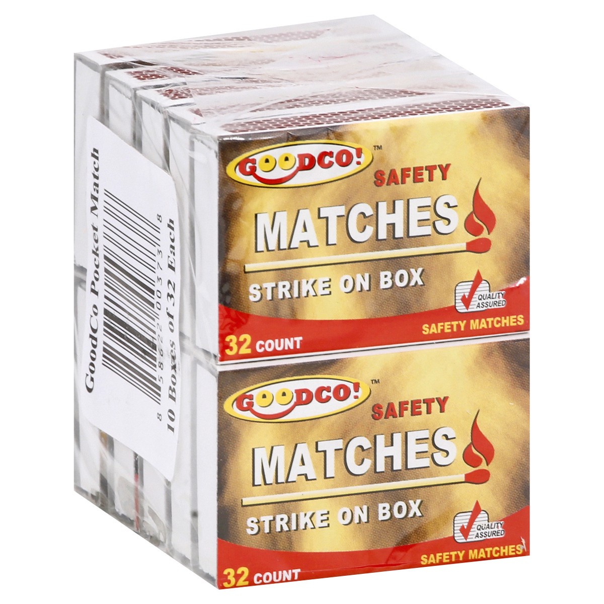 slide 5 of 9, GoodCo Safety Matches 10 ea, 10 ct