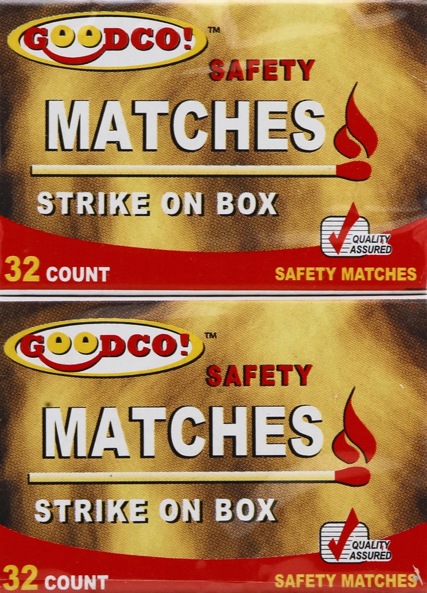 slide 4 of 9, GoodCo Safety Matches 10 ea, 10 ct