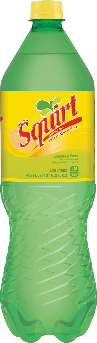 slide 2 of 12, Squirt Citrus Soda, 1.25 L bottle, 1.25 liter