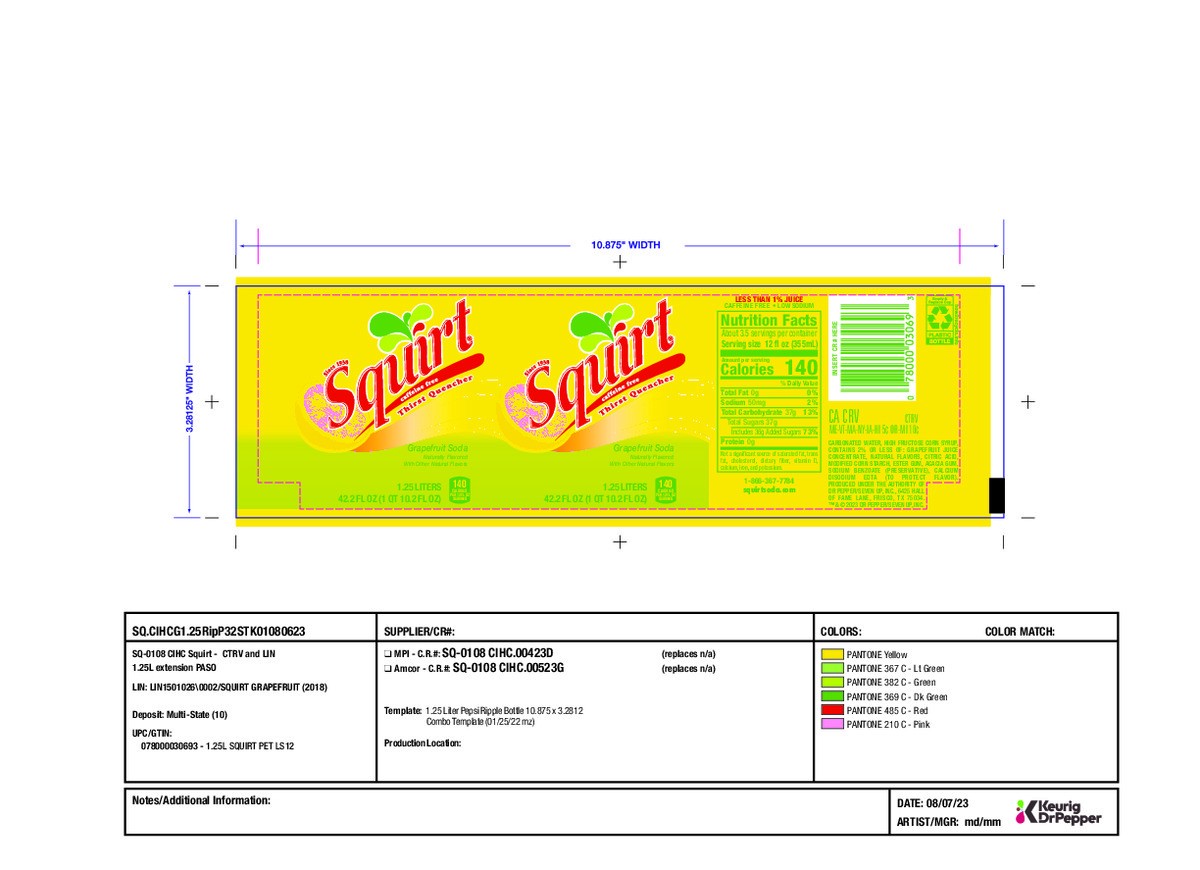 slide 6 of 12, Squirt Citrus Soda, 1.25 L bottle, 1.25 liter