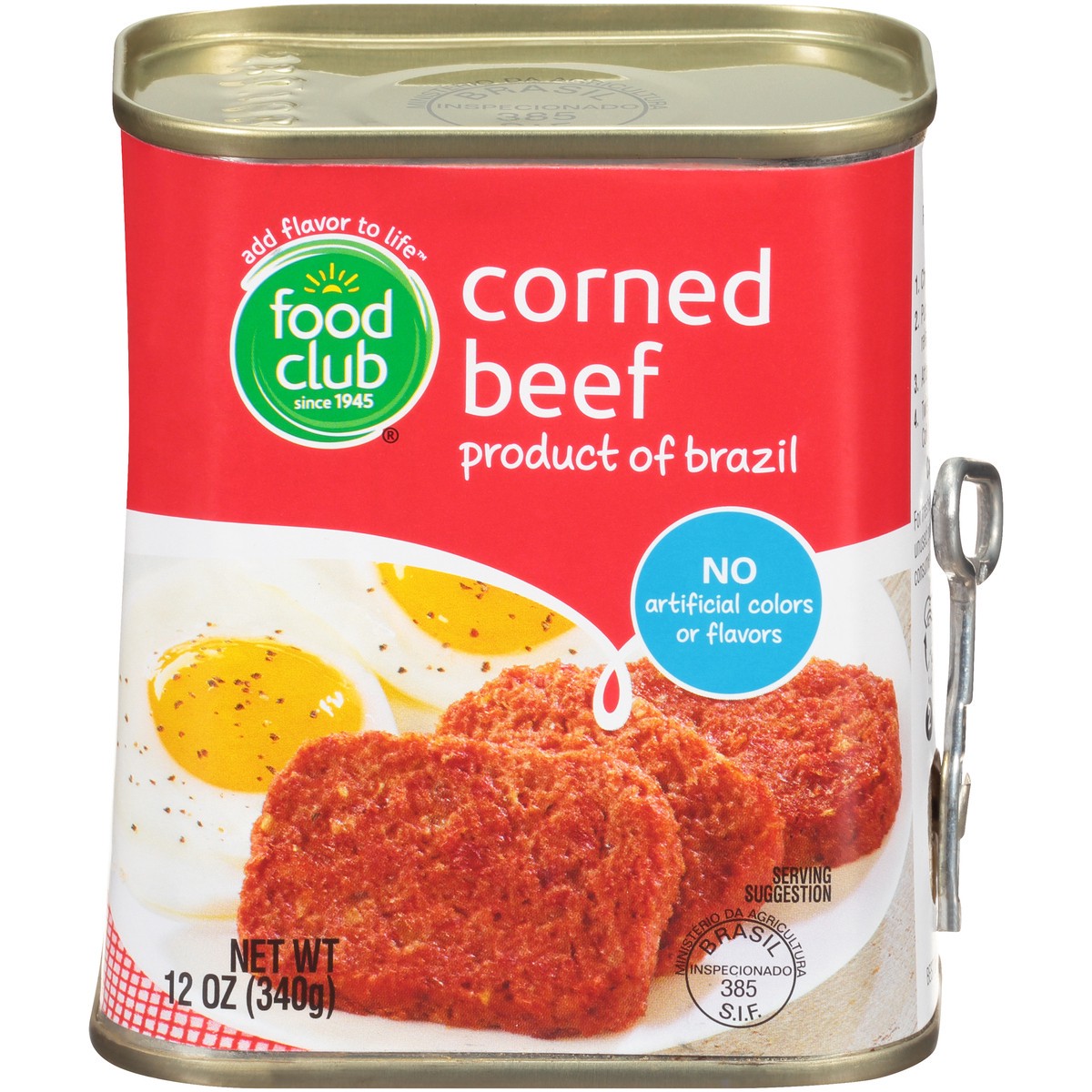 slide 1 of 13, Food Club Corned Beef, 12 oz