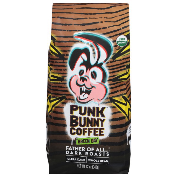 slide 1 of 1, Punk Bunny Coffee Ultra Dark Whole Bean Dark Roast Coffee 12 oz, 12 oz