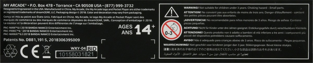 slide 6 of 9, My Arcade Pac-Man Pocket Player 1 ea Box, 1 ct