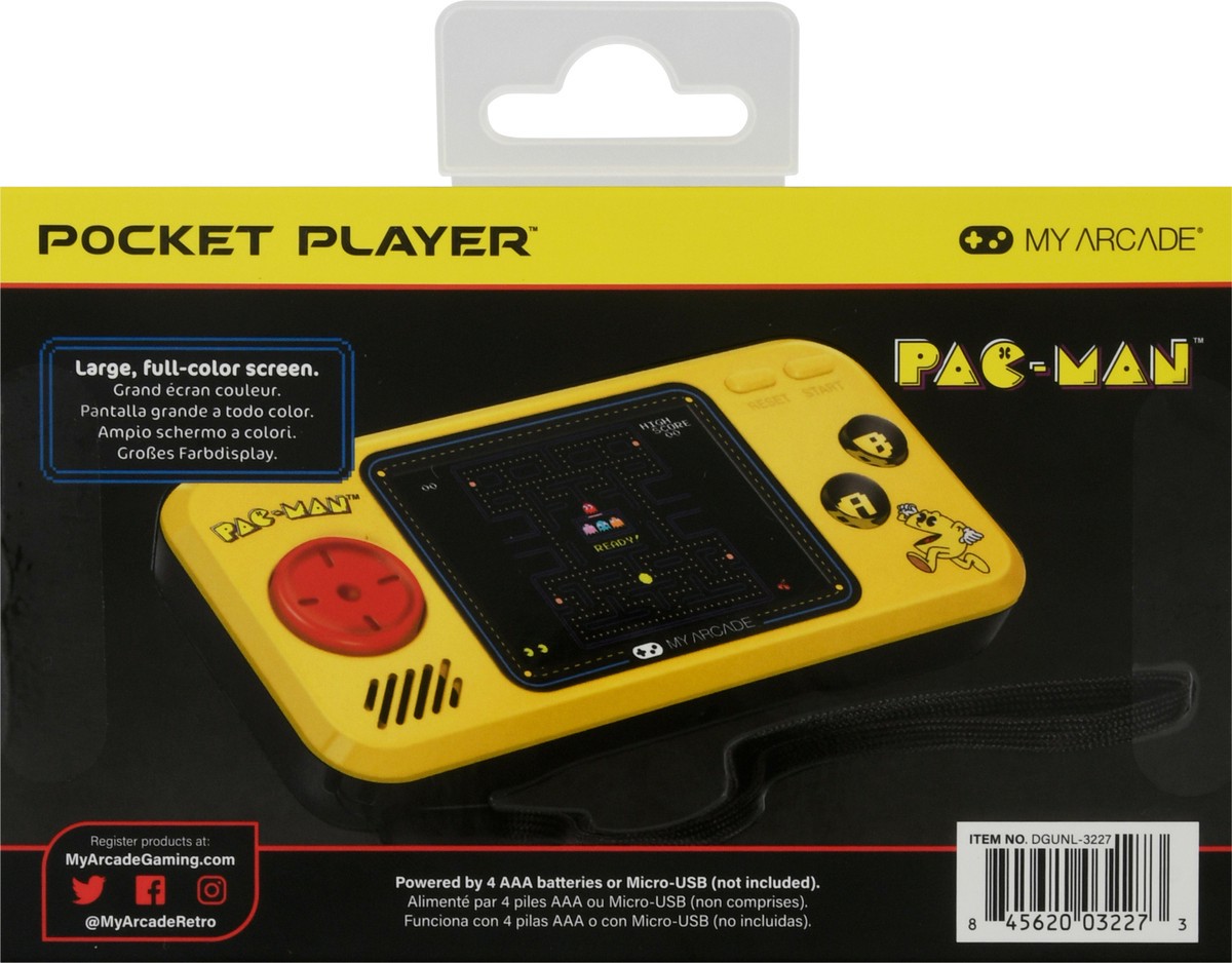 slide 4 of 9, My Arcade Pac-Man Pocket Player 1 ea Box, 1 ct
