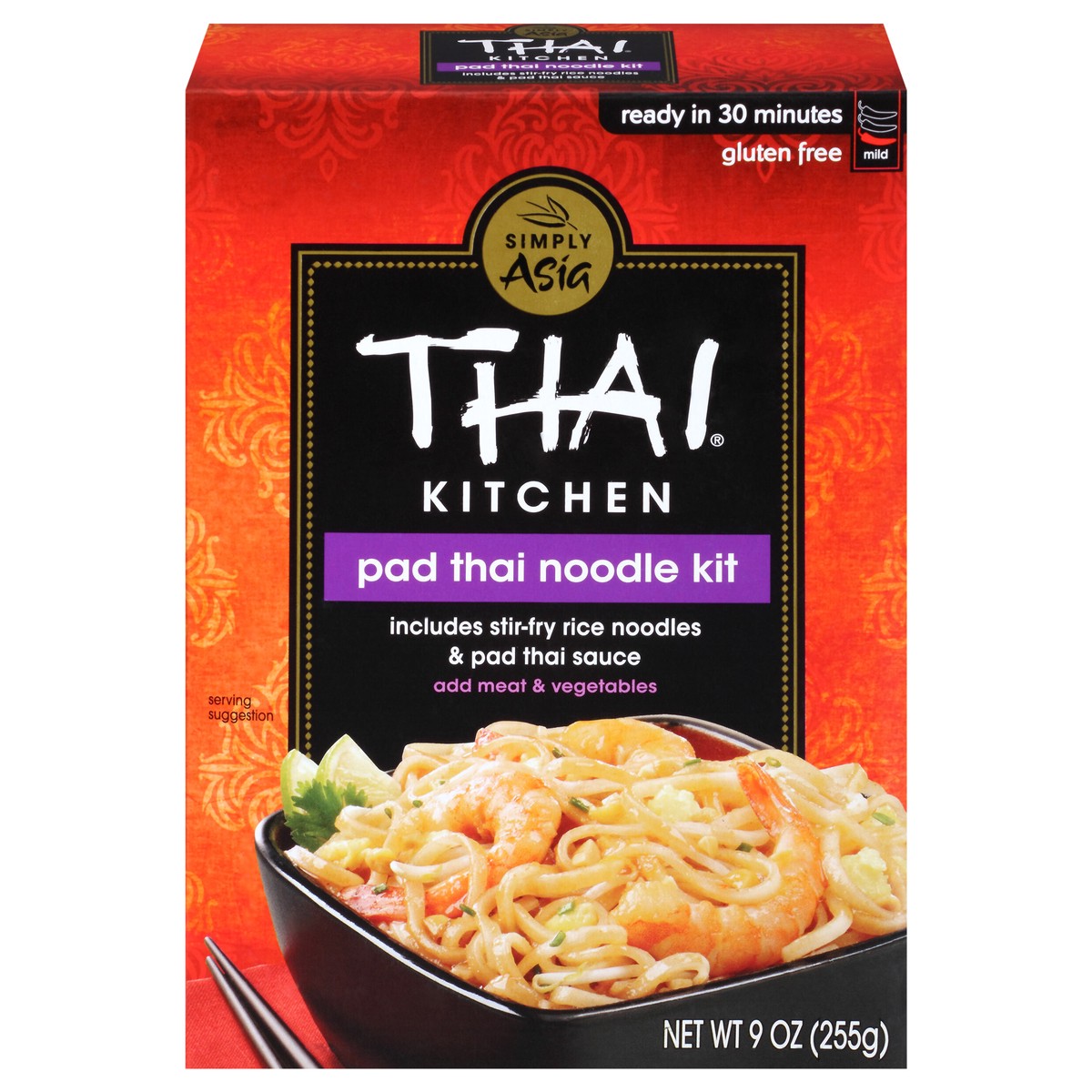 slide 1 of 9, Thai Kitchen Gluten Free Pad Thai Noodle Kit, 9 oz, 9 oz