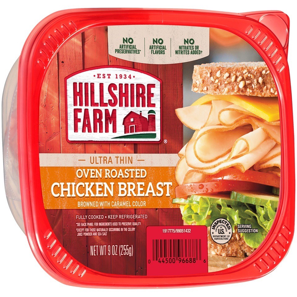 slide 3 of 6, Hillshire Farm Deli Select Oven Roasted Chicken Breast, 9 oz