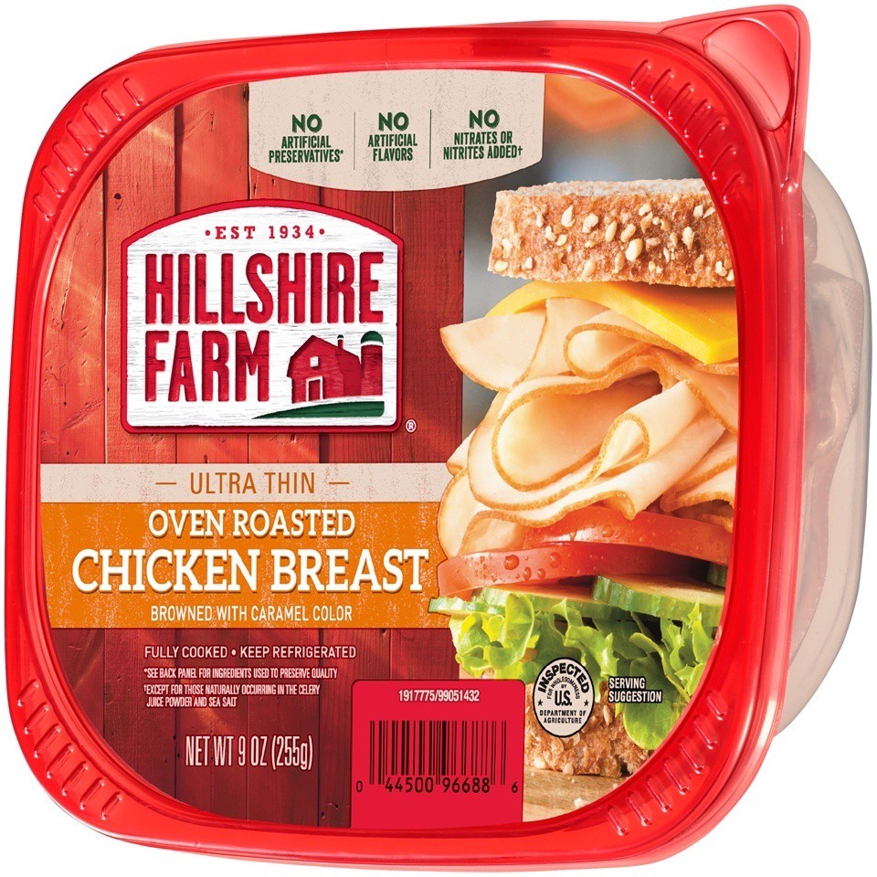 slide 4 of 6, Hillshire Farm Deli Select Oven Roasted Chicken Breast, 9 oz