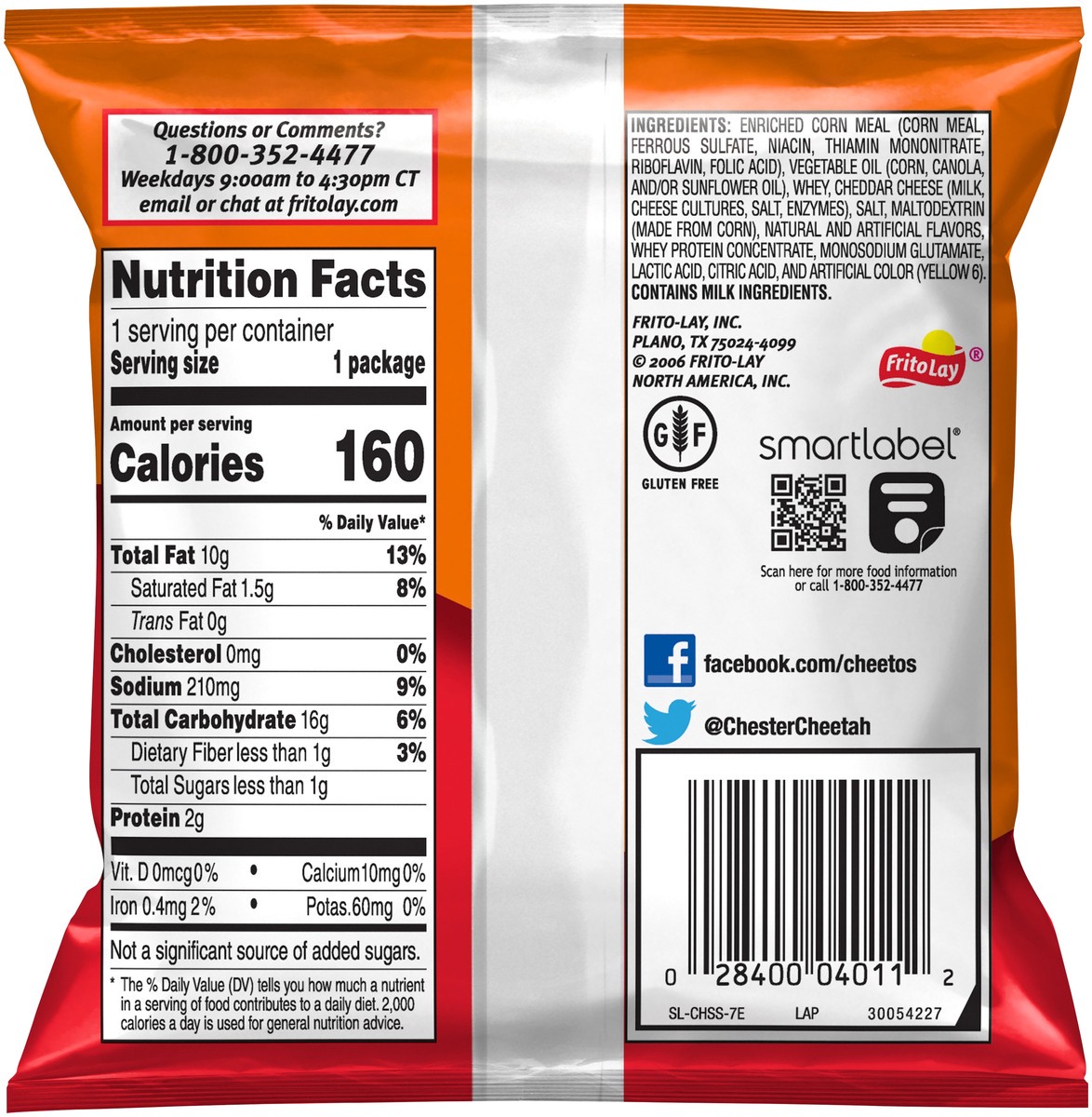 slide 5 of 9, Cheetos Cheese Flavored Snacks ,, 1 oz