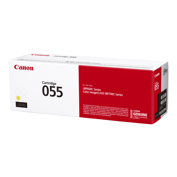 slide 6 of 9, Canon Crg 055 Toner Cartridge, Yellow, 3013C001, 1 ct