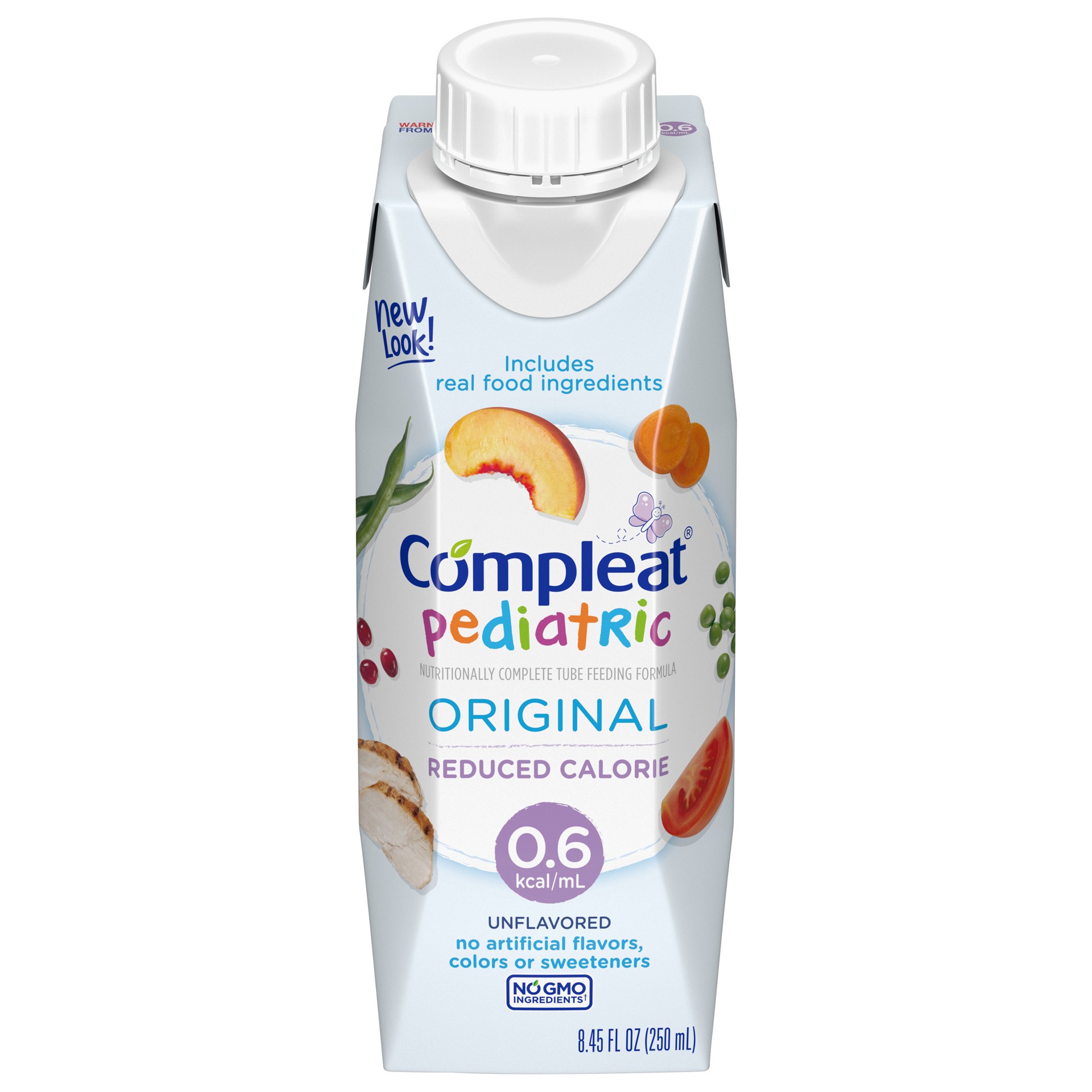 slide 1 of 5, Nestlé Compleat Pediatric Reduced Calorie Unflavored, 8.45 fl oz
