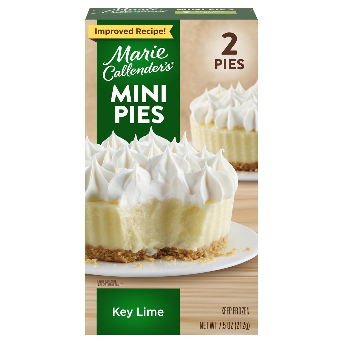 slide 1 of 1, Marie Callender's Key Lime Mini Pies, 2 Pies, Frozen, 7.5 oz., 2 ct