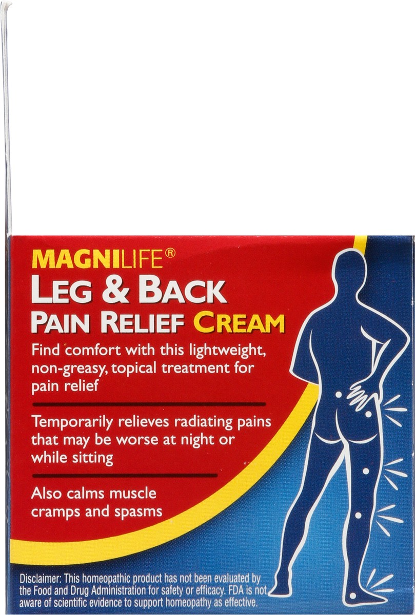 slide 3 of 12, MagniLife Leg & Back Pain Relief Cream 4 oz, 4 oz