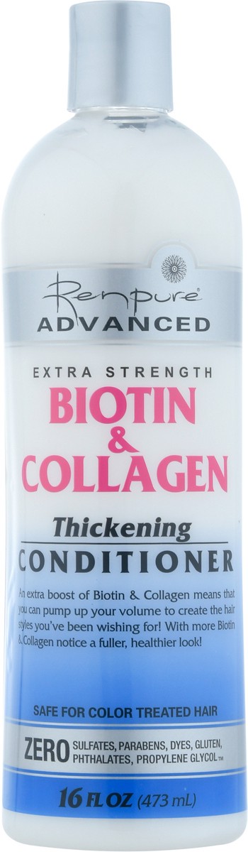 slide 7 of 12, Renpure Advanced Biotin & Collagen Extra Strength Thickening Conditioner 16 fl oz, 16 fl oz