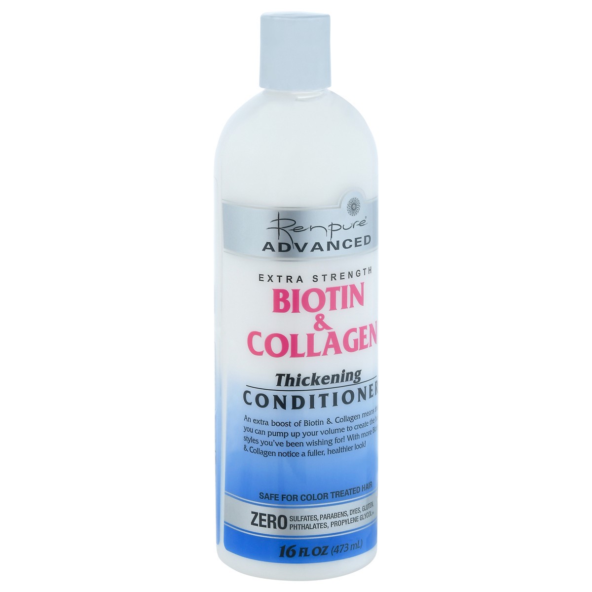 slide 9 of 12, Renpure Advanced Biotin & Collagen Extra Strength Thickening Conditioner 16 fl oz, 16 fl oz